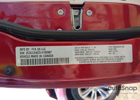 2020 Chrysler 300 Touring L из США, поврежденный, VIN 2C3CCAAG2LH193987